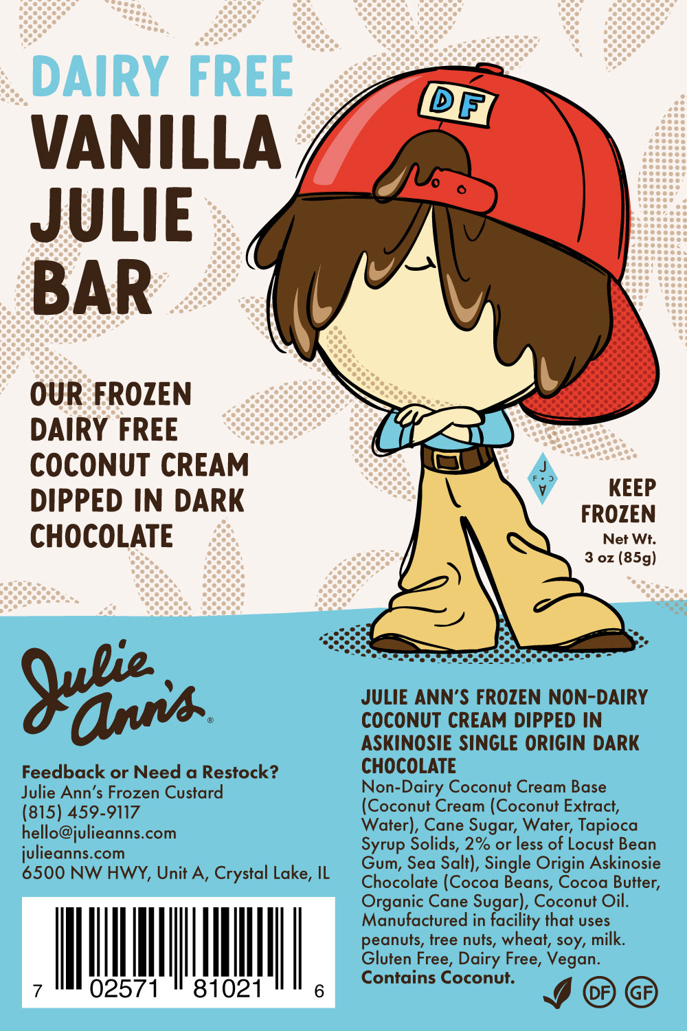 Bulk Dairy Free Vanilla Julie Bars