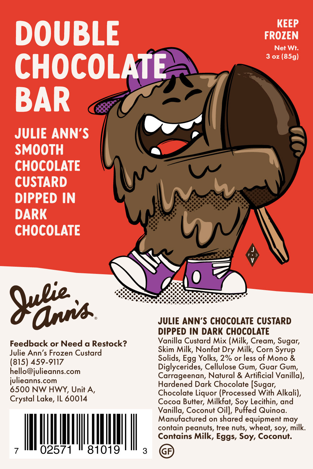 Bulk Double Chocolate Julie Bars