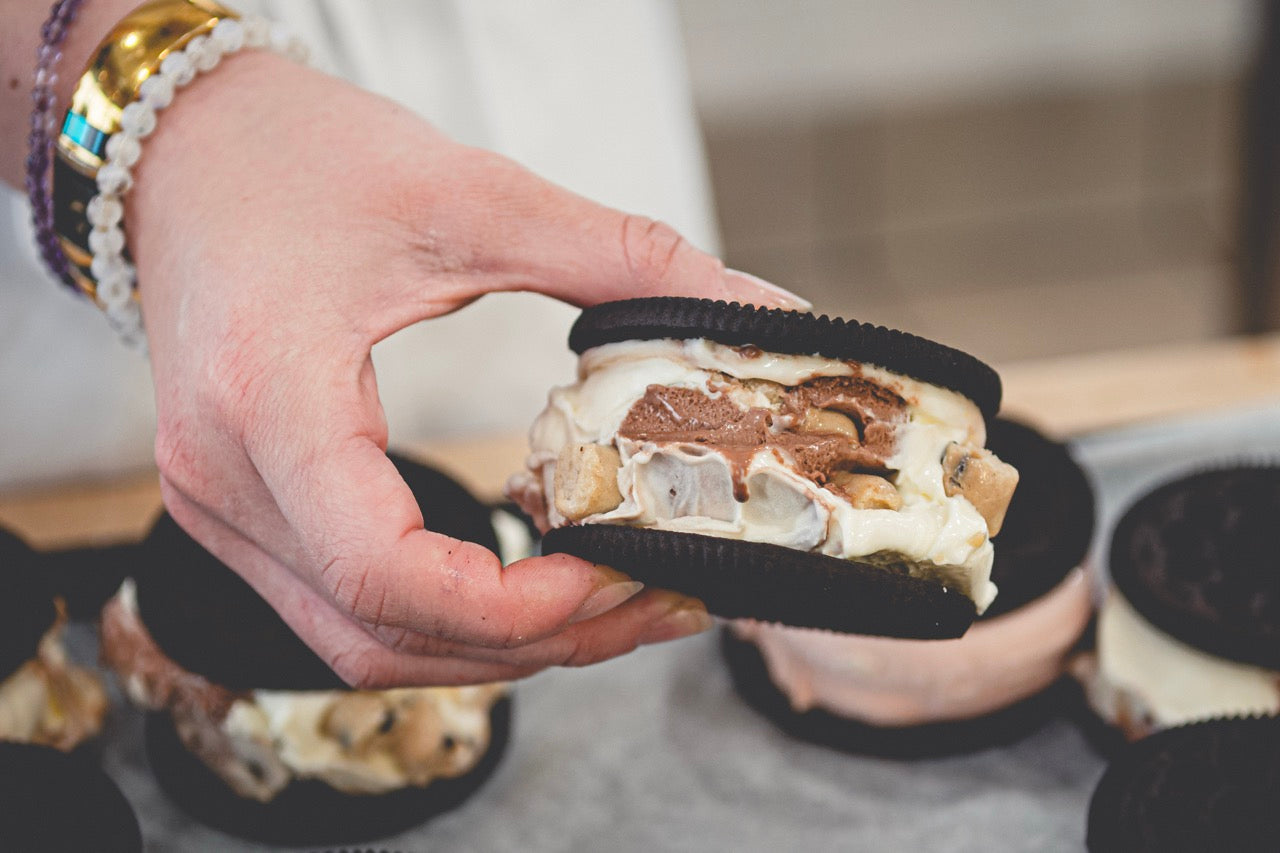 Bulk Chocolate-Vanilla Cookie Dough Swirl Oreo® Sandwiches