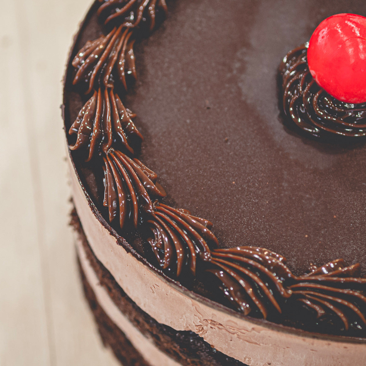 The Layered Chocolate Cake