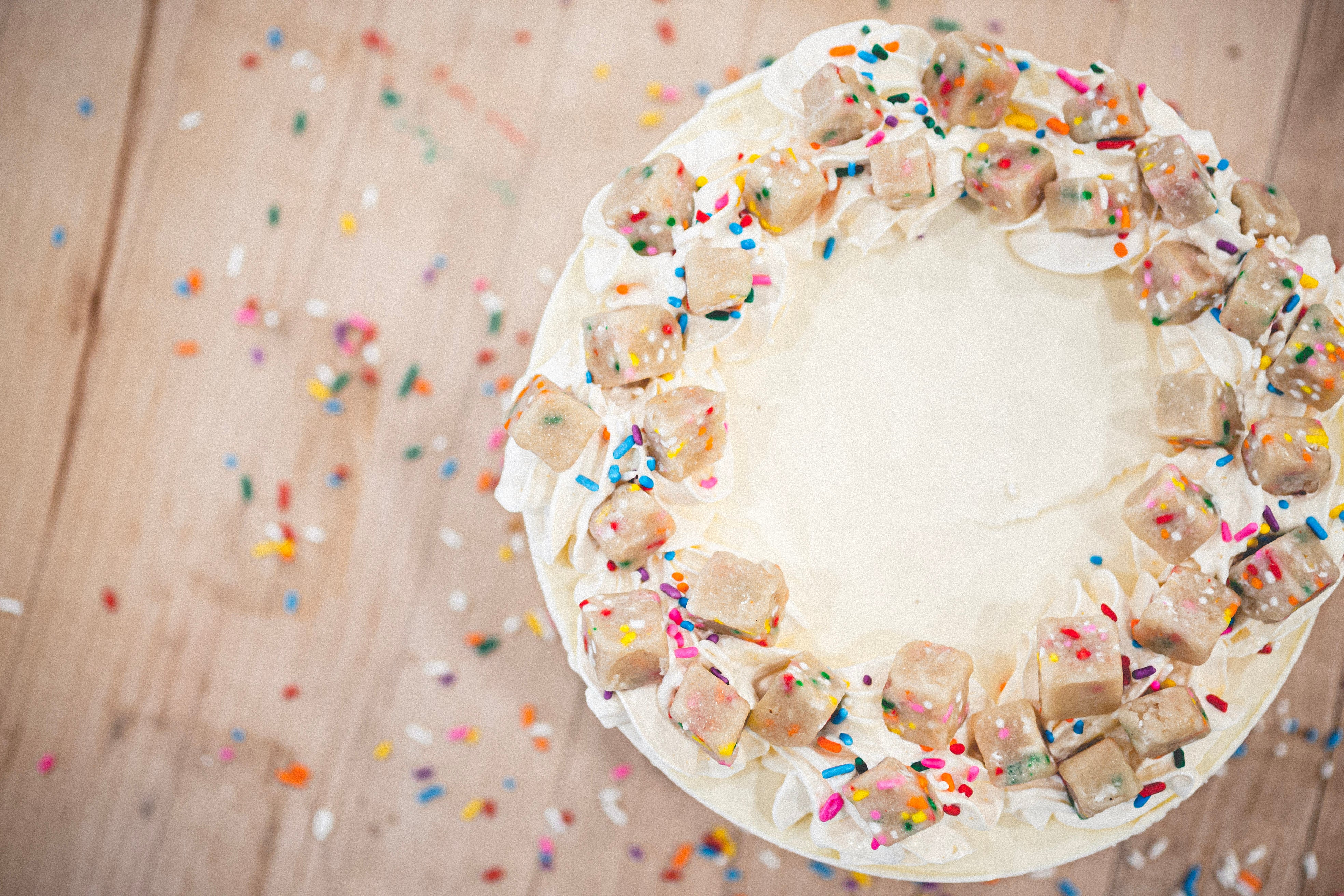 Confetti Cookie Dough Cake