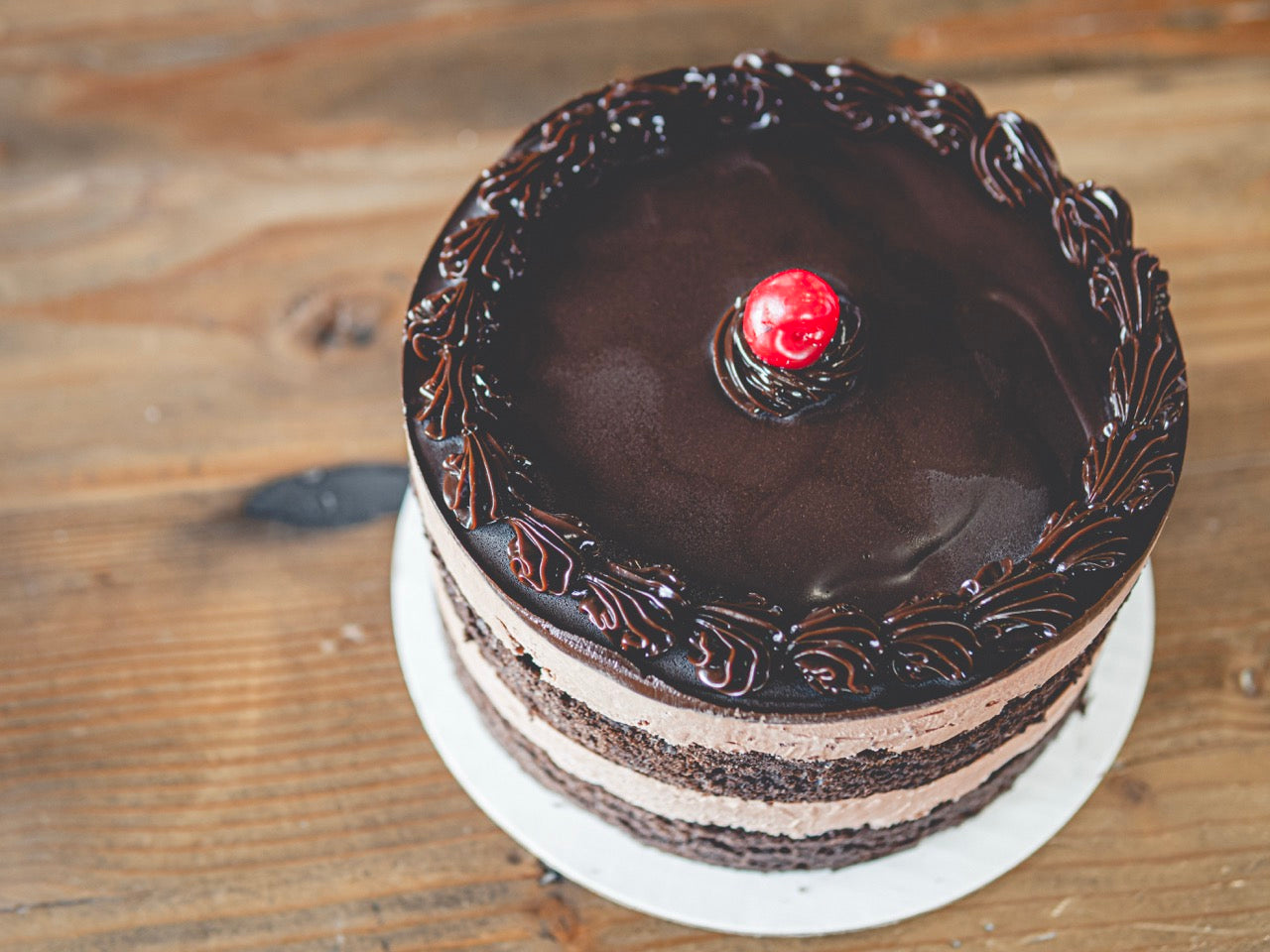 The Layered Chocolate Cake