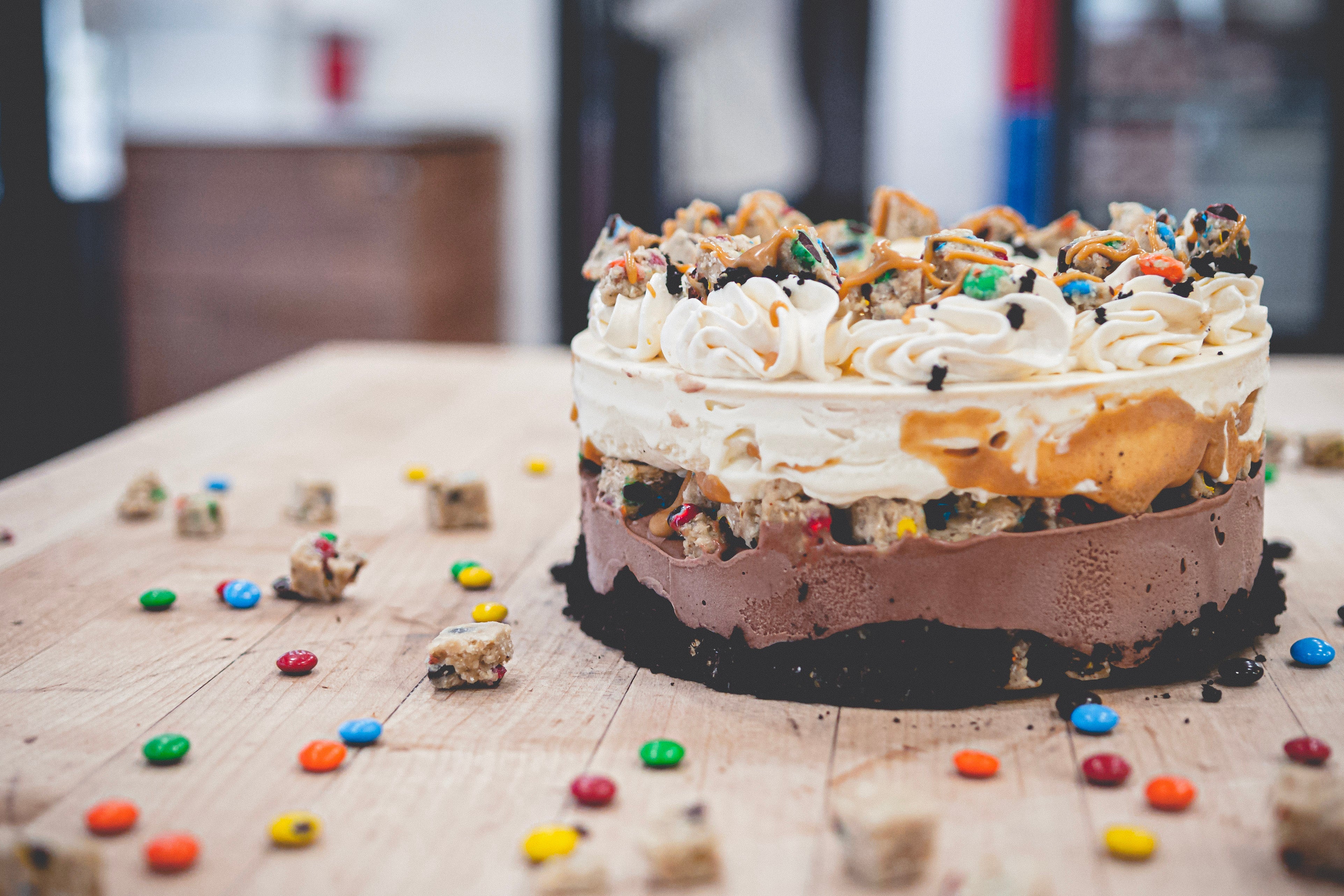 Monster Mash Cookie Dough Cake